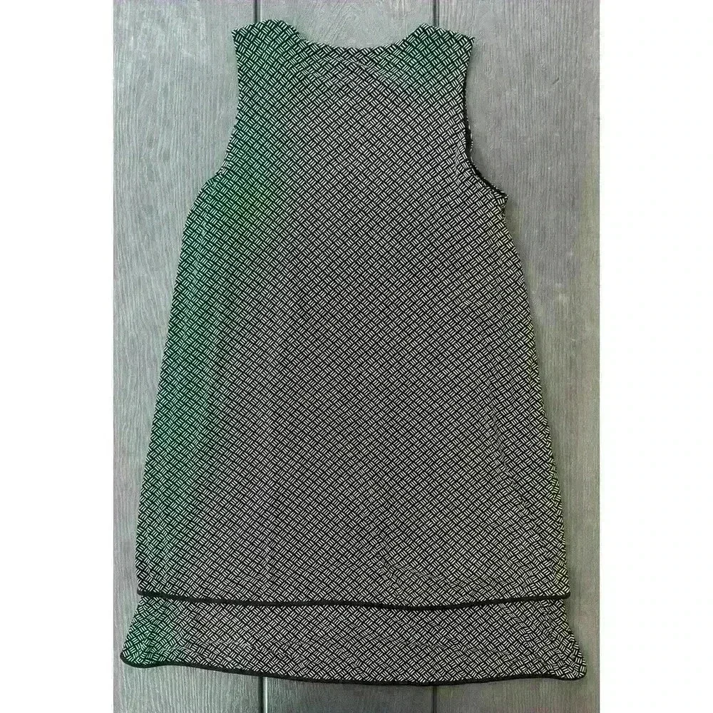 J Jill Wearever A-Line Midi Dress Sz Medium Sleeveless Tiered Hem Layered